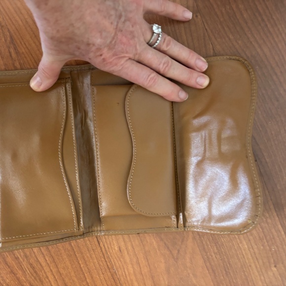 Gucci Vintage Wallet Ophidia model GG Emblem Beige and Brown Leather Camel - Picture 4 of 4